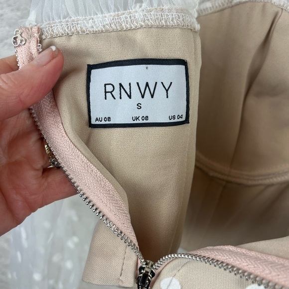 RUNAWAY THE LABEL Mesh Bustier Hello Molly Swiss Dot Corset - Picture 10 of 16